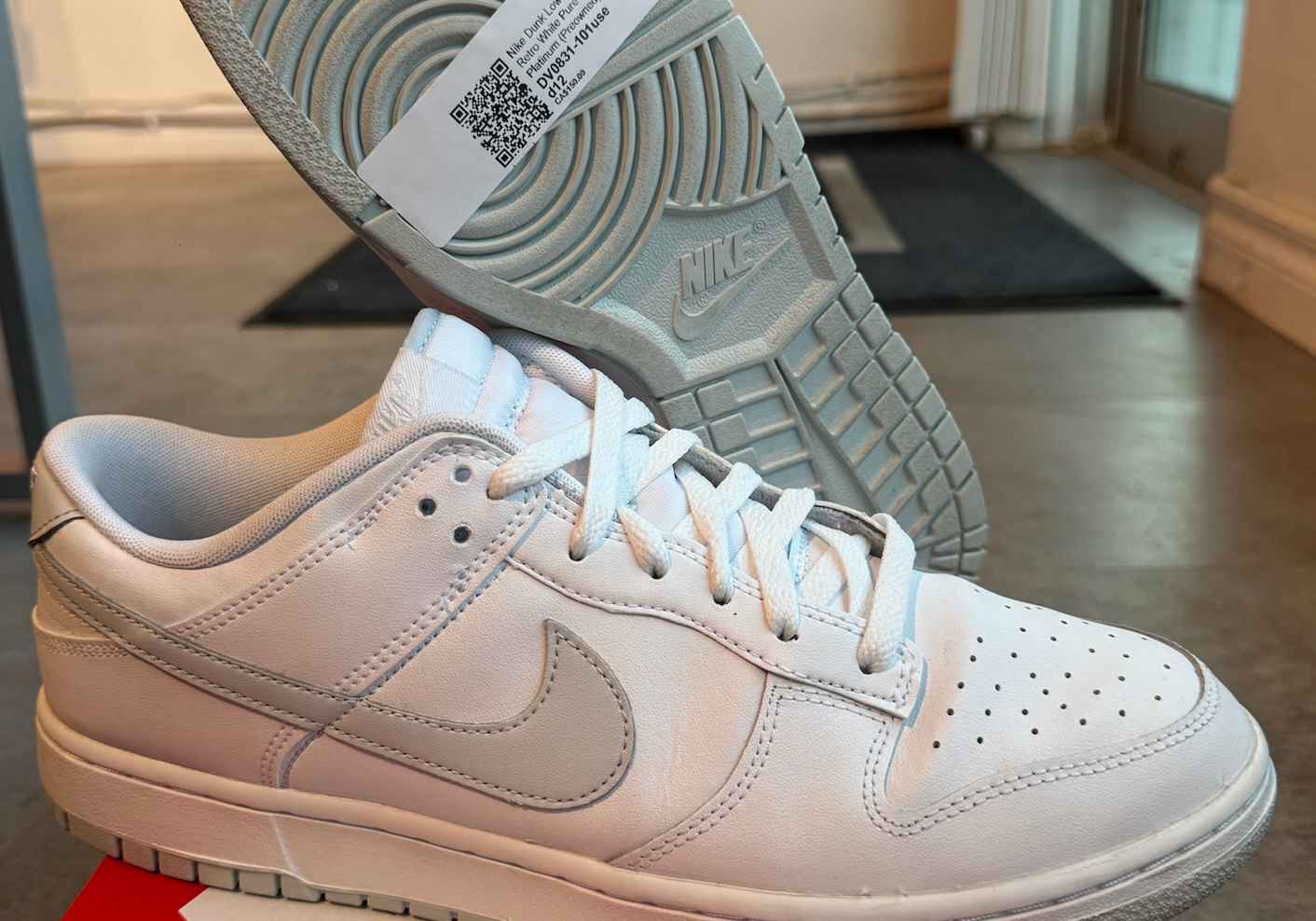 Nike Dunk Low Retro White Pure Platinum (Preowned)