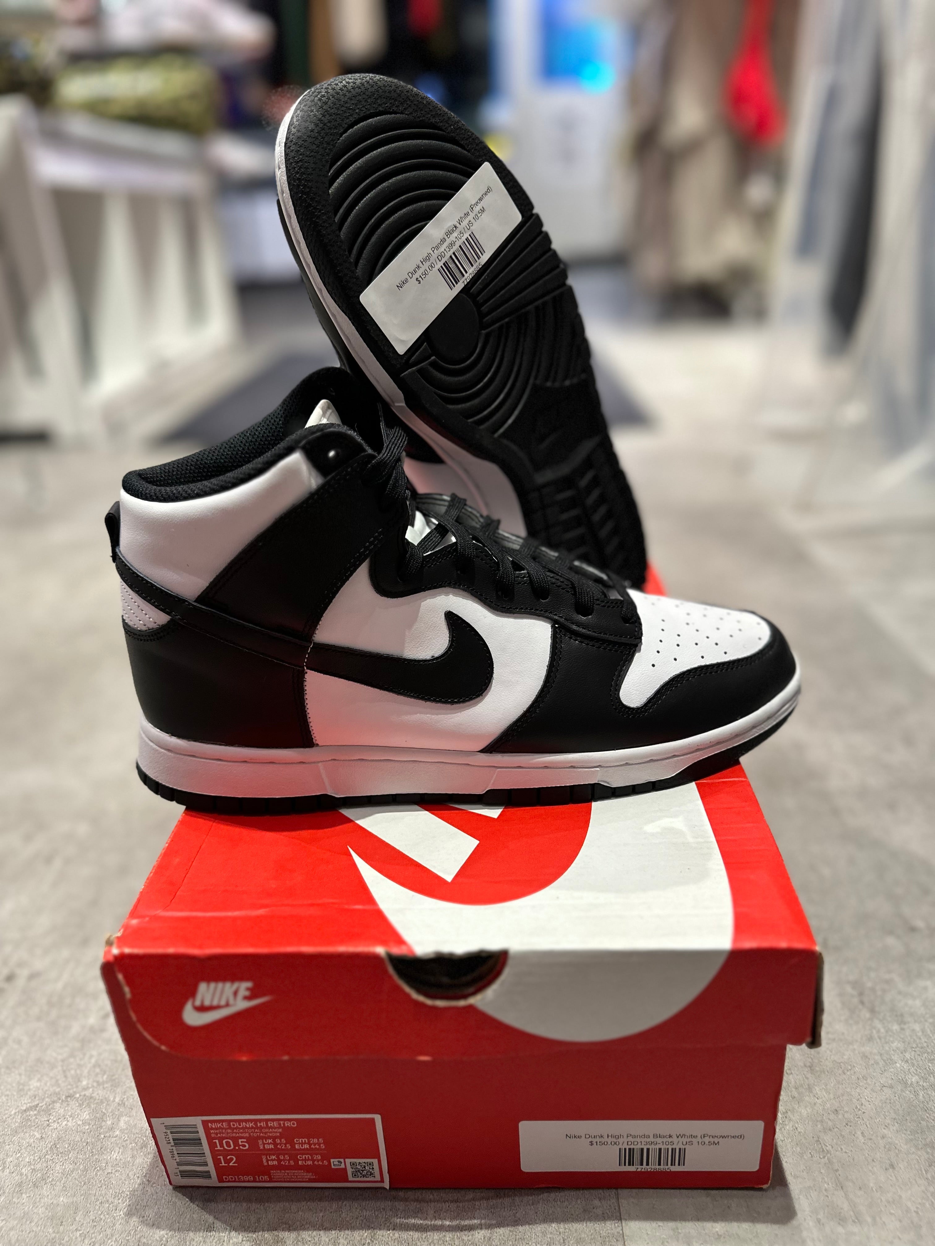 Nike Dunk High Panda Black White (Preowned)