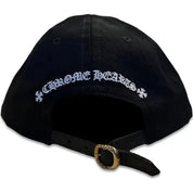 Chrome Hearts Matty Boy Chomper Leather Gunslinger Strapback Hat Black