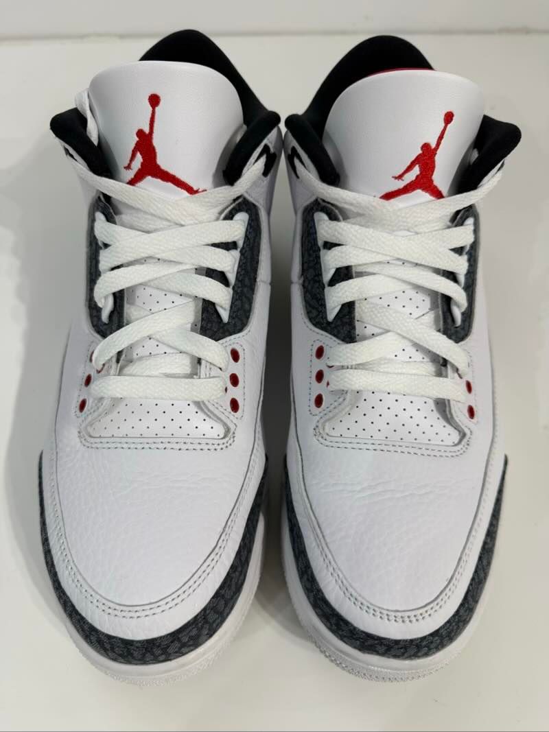Jordan 3 Retro SE Fire Red Denim (2020) - Pre-Owned Size 8 (No original box)