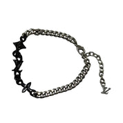 Louis Vuitton Instinct Bracelet Black Silver - Lightly Pre-Owned