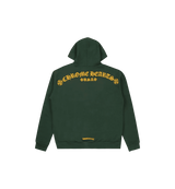 Chrome Hearts Military Green Orange Shoulder Logo Hoodie