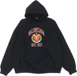 Balenciaga College Logo Hoodie Black - Lightly Used Size XL