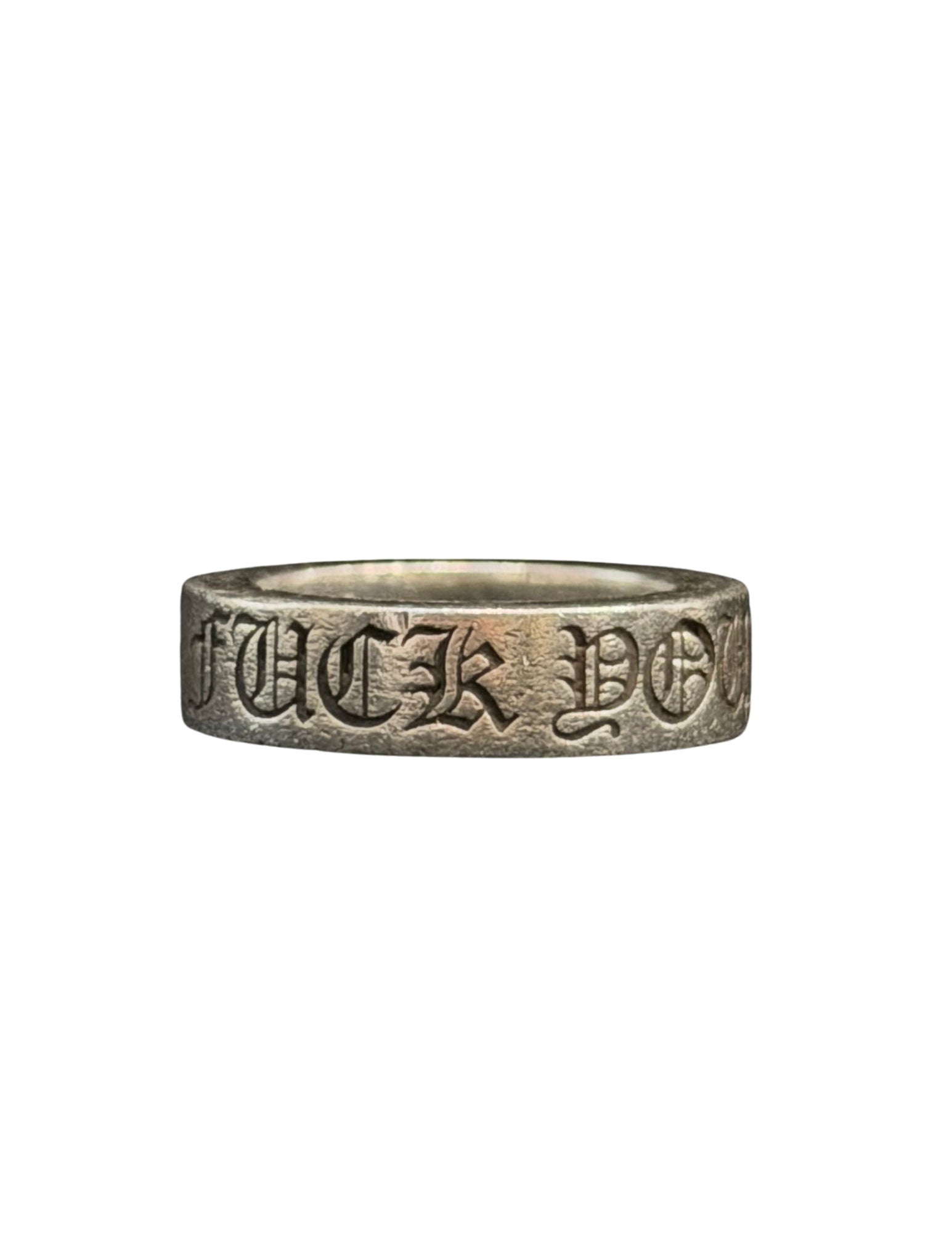 Chrome Hearts Fuck You 6MM Spacer Ring - Lightly Used Size 5.5