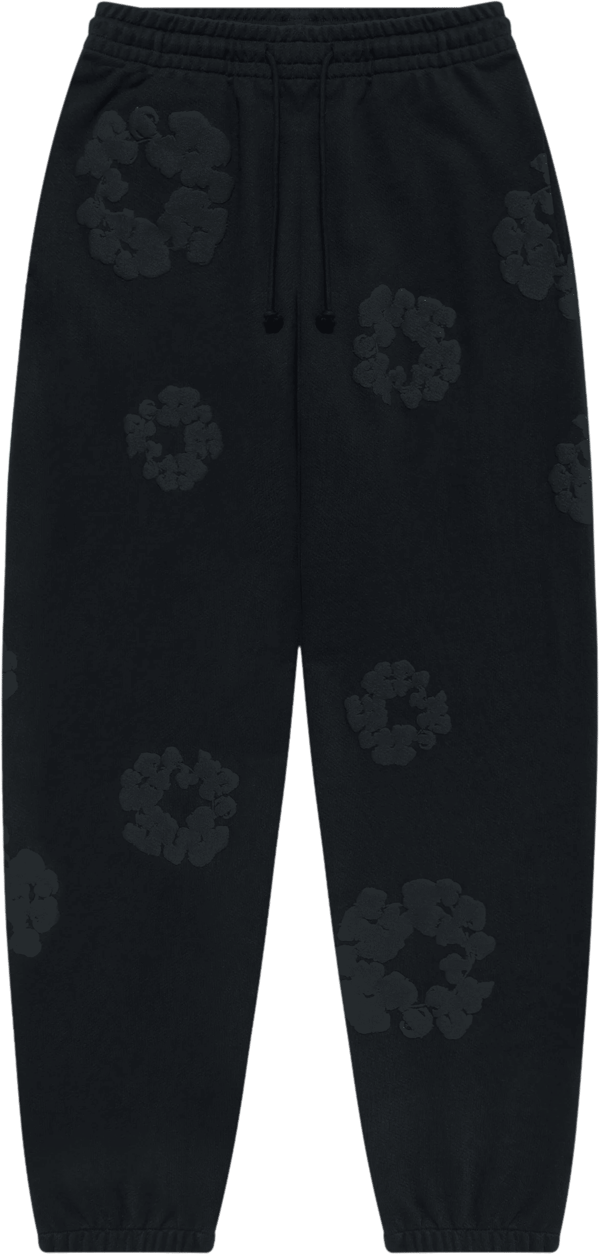 Denim Tears The Cotton Wreath Sweatpants Black Monochrome