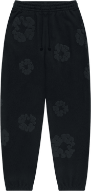 Denim Tears The Cotton Wreath Sweatpants Black Monochrome