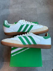 Adidas Samba OG Sporty & Rich White Green - Pre-Owned Size 9.5