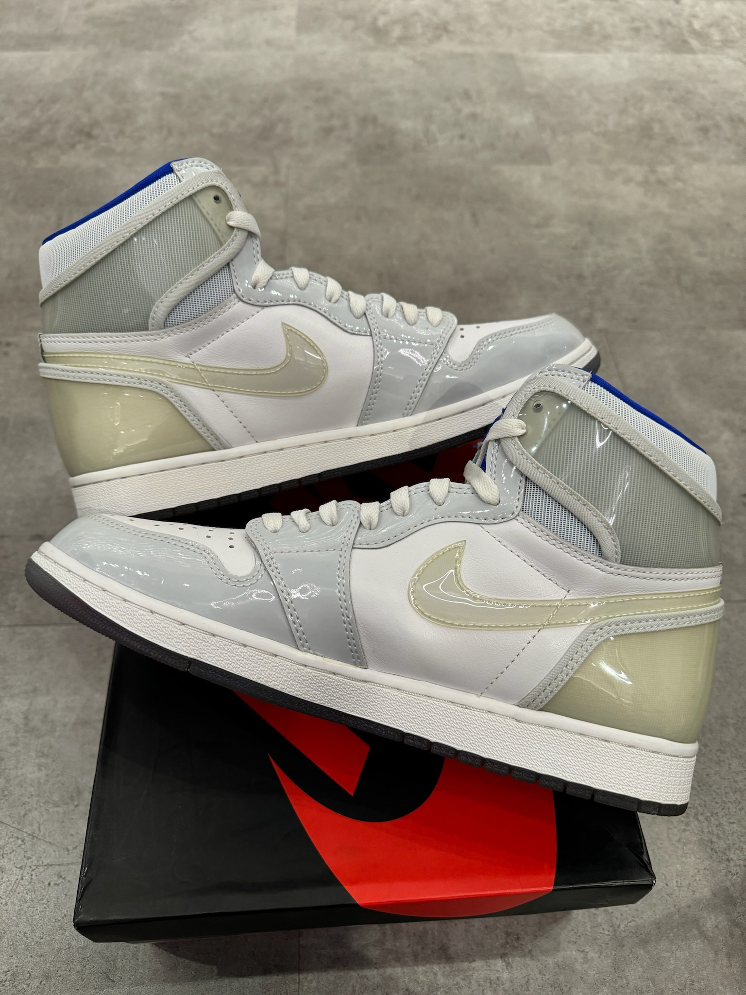 Jordan 1 Retro High Zoom White Racer Blue (Preowned Size 11)