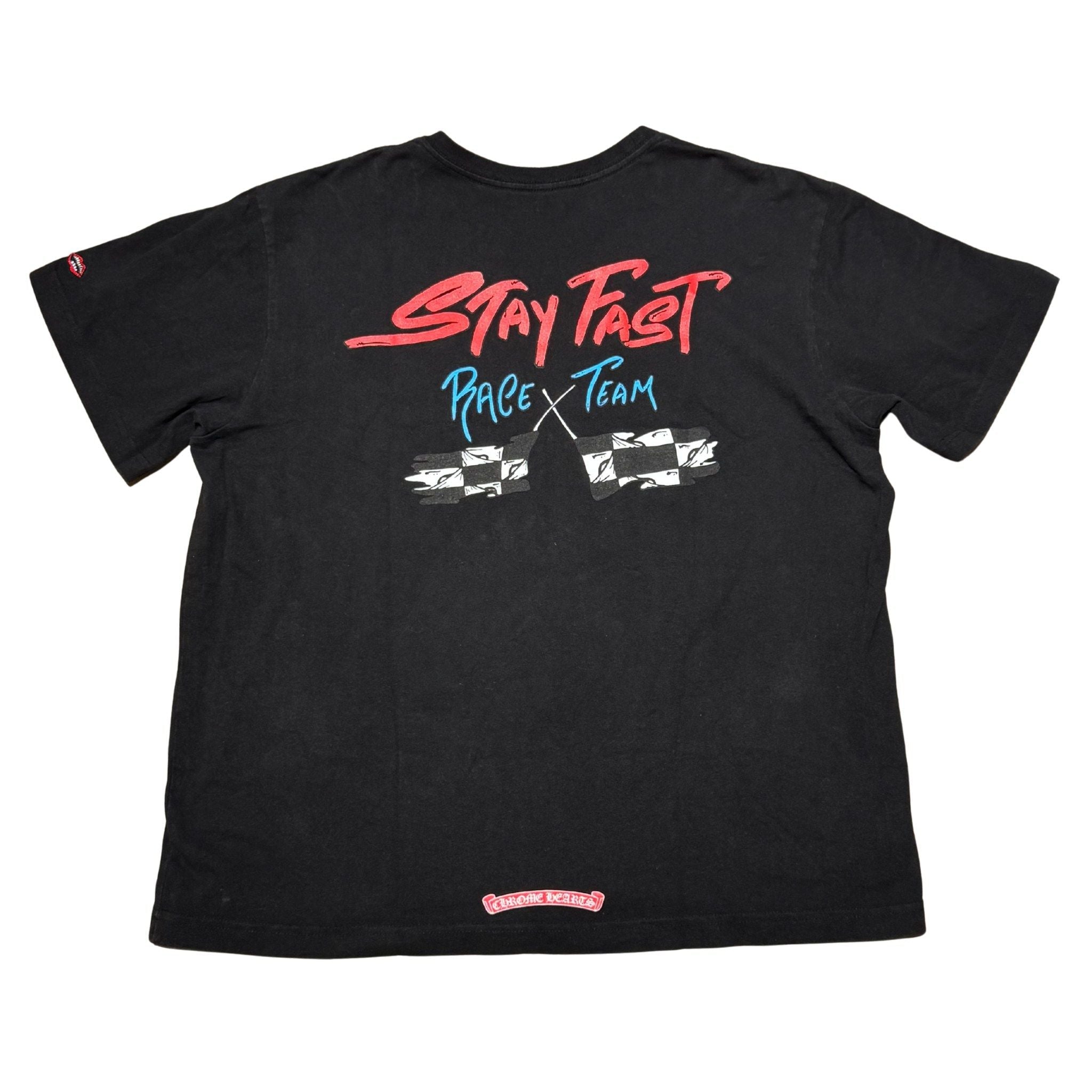 Chrome Hearts Matty Boy Stay Fast T-Shirt Black (XXL, Fits XL) - Pre-Owned