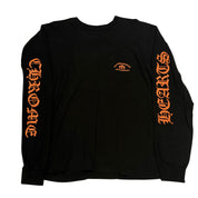 Chrome Hearts King Taco Hollywood L/S T-Shirt Black/Orange - Lightly Used Size L