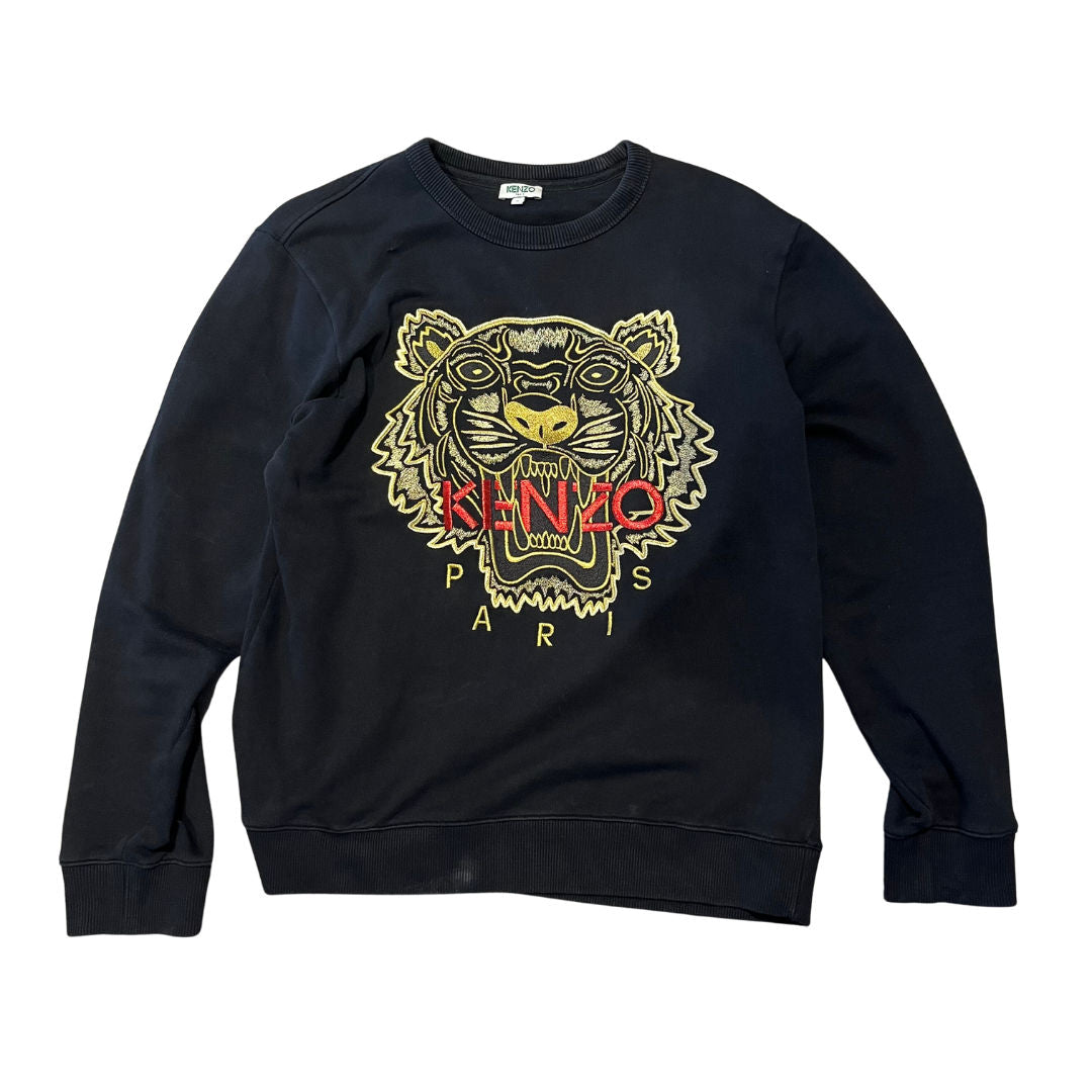 Kenzo Tiger Crewneck Black (Preowned) - Pre-Owned