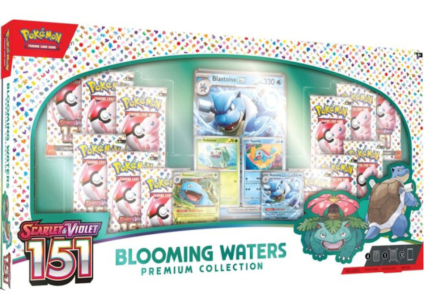 PokÃ©mon Scarlet & Violet 151 Blooming Waters Premium Collection Box
