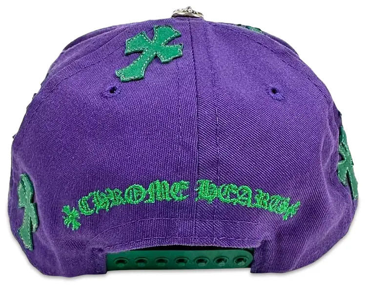 Chrome Hearts CH Multi Patch Trucker Hat Purple/Green