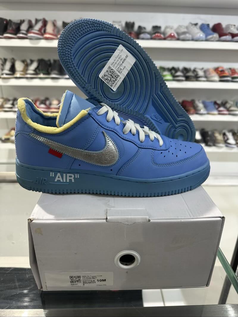 Nike Air Force 1 Low Off-White MCA University Blue - Pre-Owned Size 10