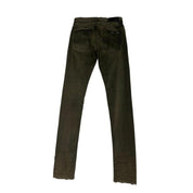 AMIRI MX1 Orange Bandana Patch Jeans Olive - Pre-Owned Size 29