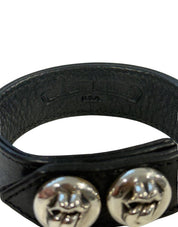 Chrome Hearts Rolling Stones Lips Leather Bracelet - Pre-Owned