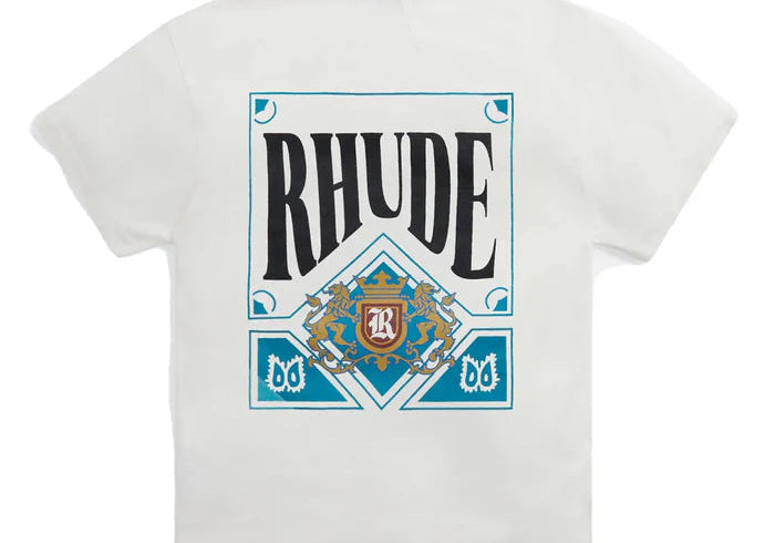 Rhude Vintage White Card T-Shirt