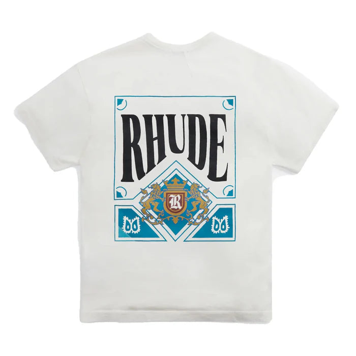 Rhude Vintage White Card T-Shirt