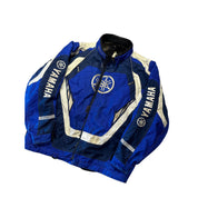 Vintage Yamaha Motorcycle Jacket Blue/White