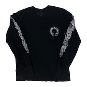 Chrome Hearts Floral Logo Thermal L/S T-Shirt Black - Lightly Pre-Owned Size L