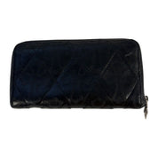 Chrome Hearts All Over Cemetery Scroll Full Zip Wallet - Lightly Used