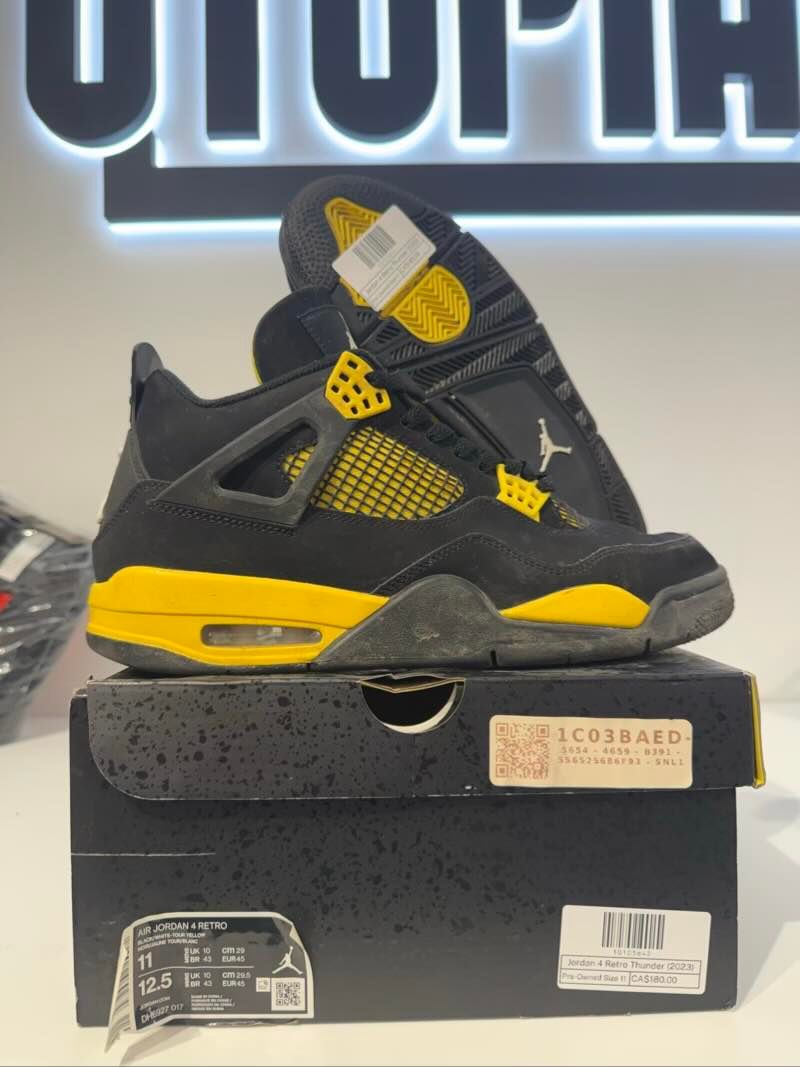 Jordan 4 Retro Thunder (2023) - Pre-Owned Size 11