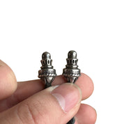 Chrome Hearts Leather Blade Boro Chip Black/Silver (32in) - Pre-Owned