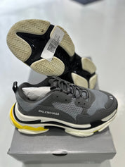 Balenciaga Triple S Grey Yellow Black - Pre-Owned Size 41