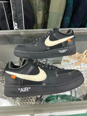 Nike Air Force 1 Low Off-White Black White - Pre-Owned Size 10.5 (No original box)