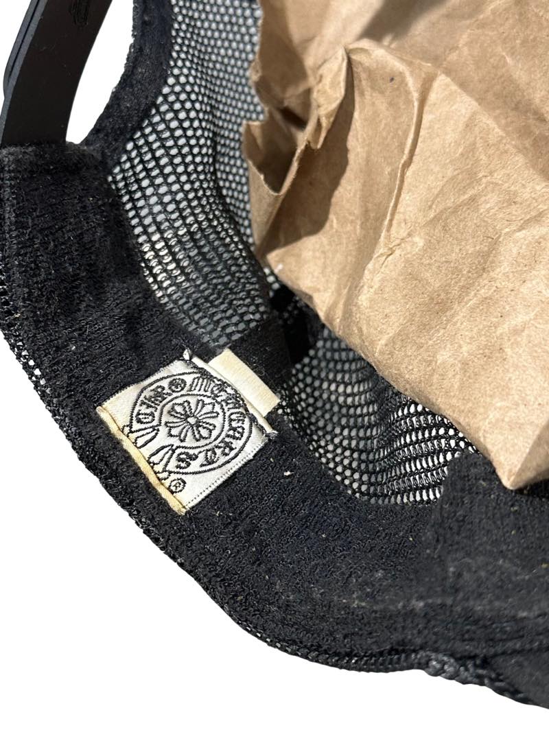 Vintage 90s Chrome Hearts CH Hollywood Trucker Black/White - Pre-Owned