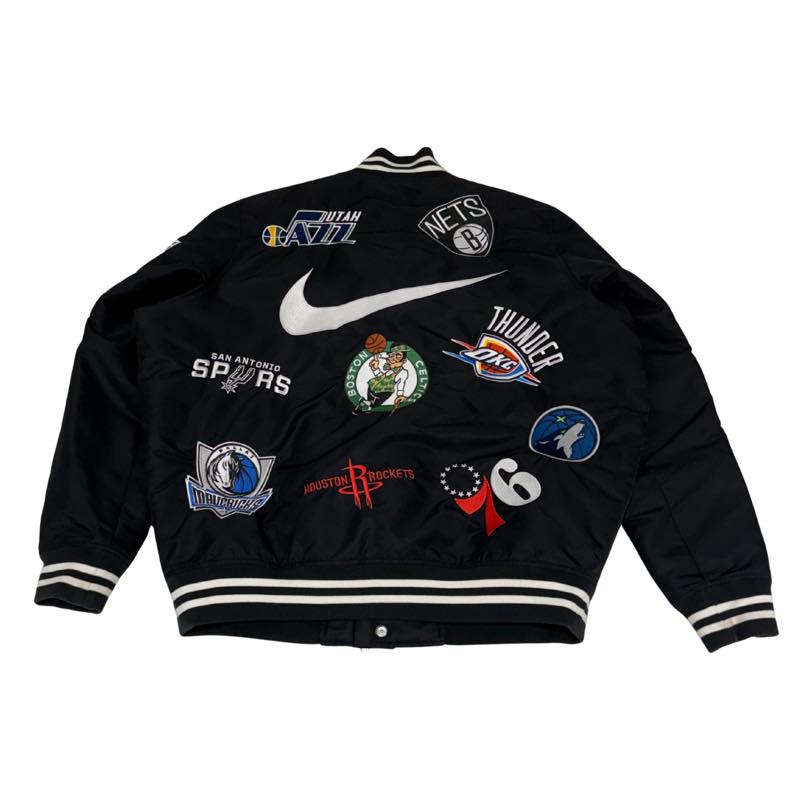 Supreme Nike/NBA Teams Warm-Up Jacket Black - Pre-Owned Size L