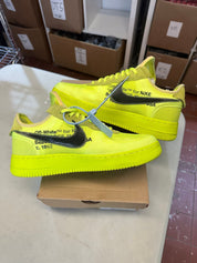 Nike Air Force 1 Low Off-White Volt - Pre-Owned Size 10.5