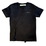 Off-White Small Logo Tee Black (Preowned Size M) - Pre-Owned