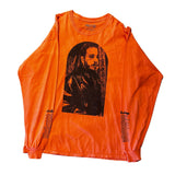 Post Malone Hollywood's Bleeding L/S T-Shirt Orange (Preowned) - Pre-Owned