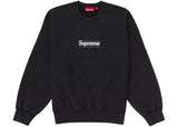 Supreme Washed Box Logo Crewneck Black