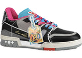 Louis Vuitton LV Trainer Virgil Abloh Pink SS21 - Lightly Pre-Owned Size 8.5 (No original box)