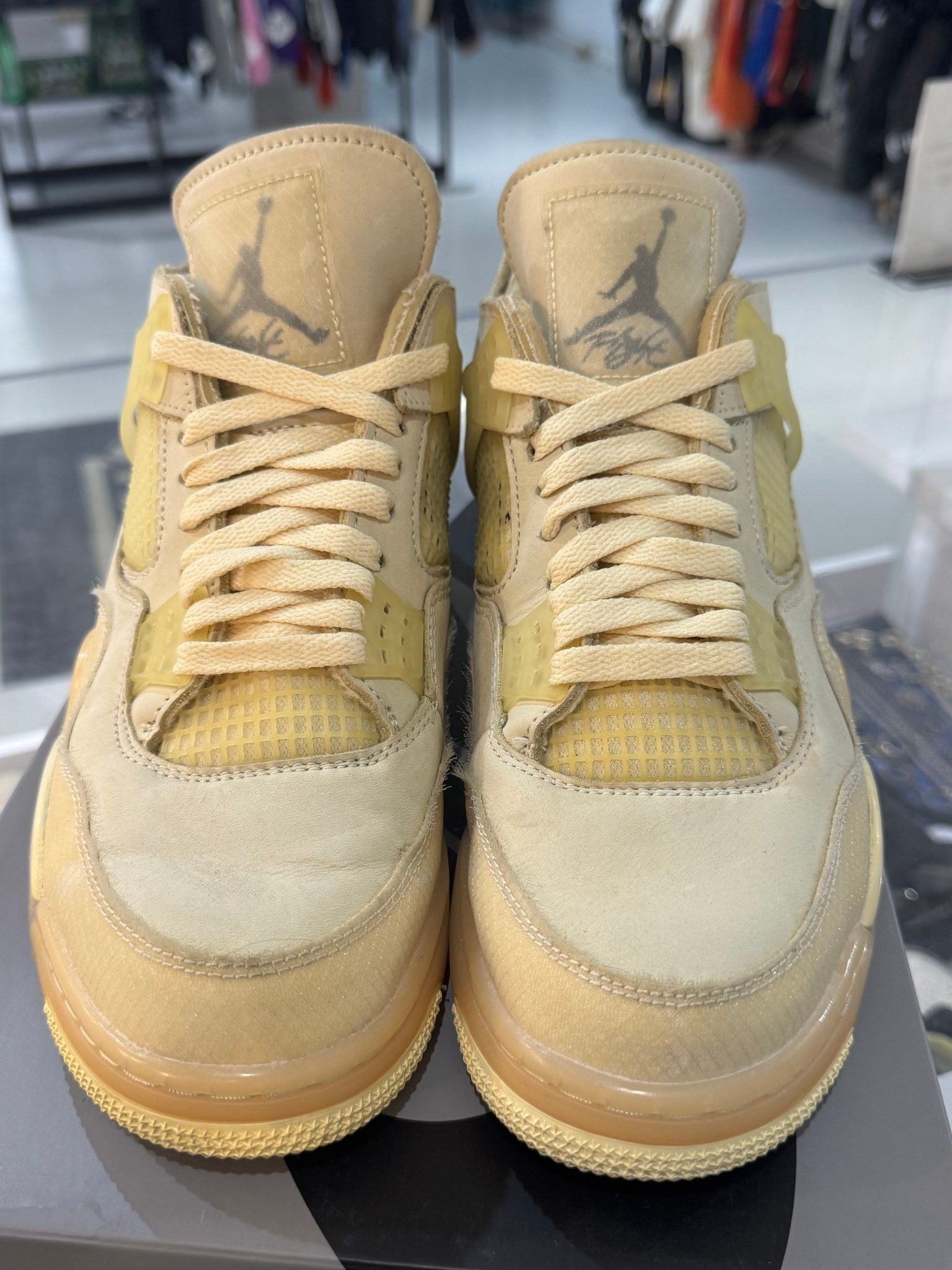 Jordan 4 Retro Off-White Sail (Women's) - Pre-Owned Size 9.5M/11W (No original box)