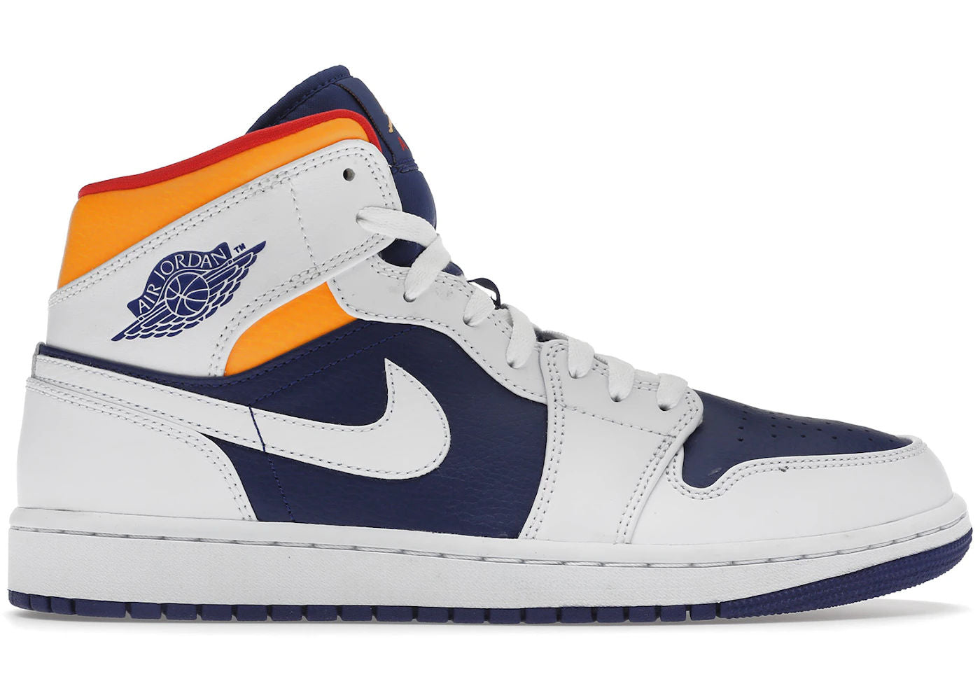 Jordan 1 Mid Royal Blue Laser Orange