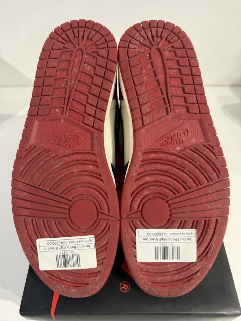 Jordan 1 Retro High Bred Toe - Lightly Used Size 9