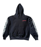 Chrome Hearts Matty Boy Chomper Floral Hoodie Black - Pre-Owned Size L