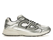 Dior B30 White Mesh Silver-Tone Metallic Calfskin - Pre-Owned Size 42 (No original box)