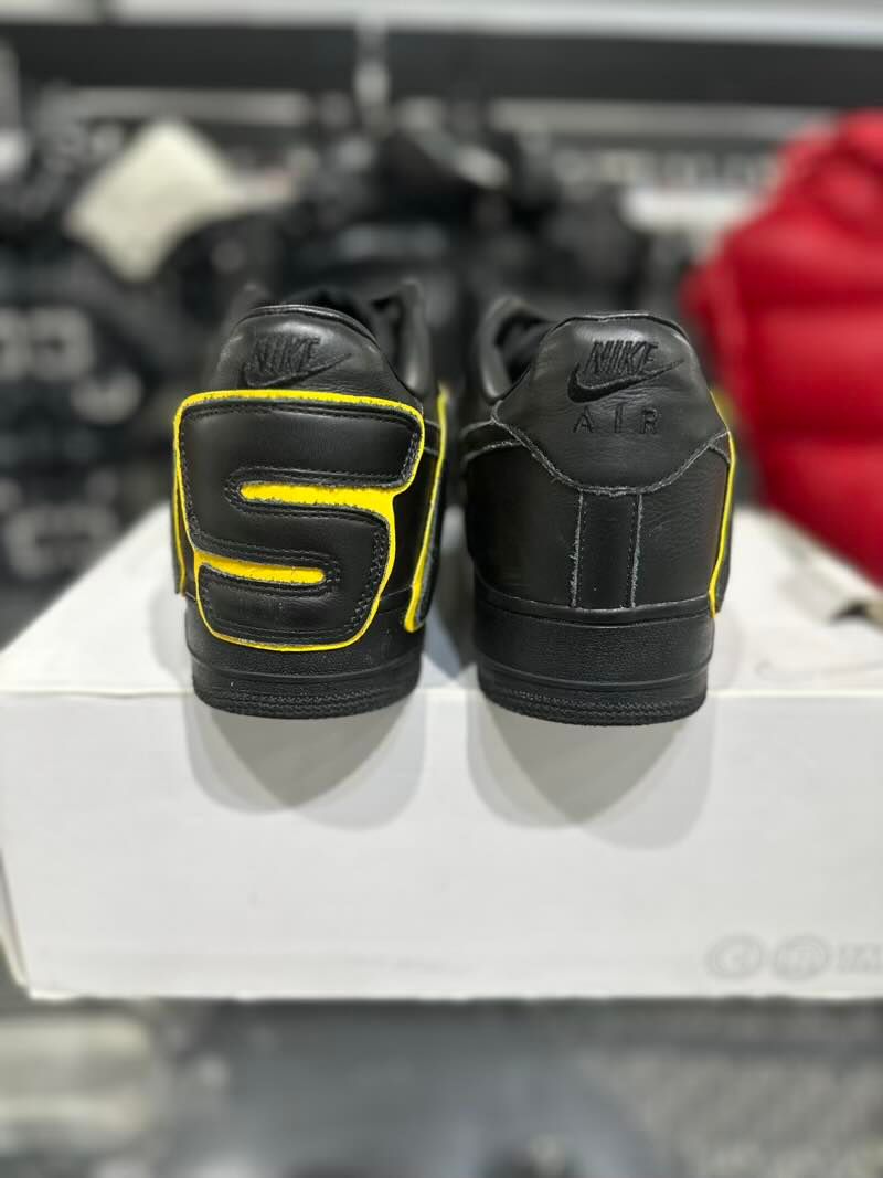Cactus Plant Flea Market x Nike By You x Air Force 1 Low Black/Sunshine Yellow - Pre-Owned Size 12