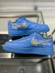 Nike Air Force 1 Low Off-White MCA University Blue - Pre-Owned Size 10 (No original box)