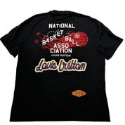 Louis Vuitton LV X NBA Multi Logo T-Shirt Black - Pre-Owned Size XXL