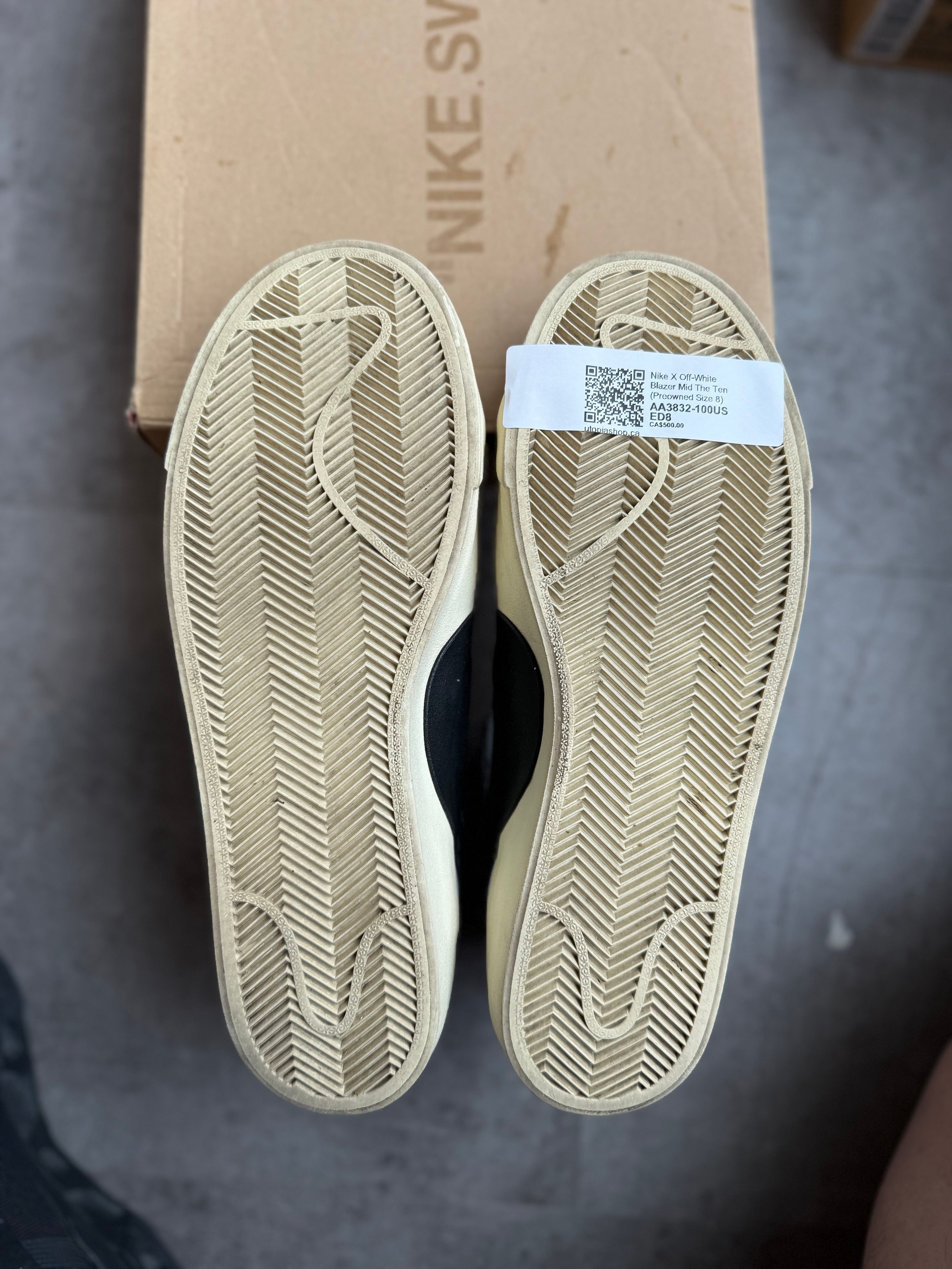 Nike X Off-White Blazer Mid The Ten - Pre-Owned Size 8