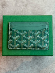 Goyard Saint Sulpice Card Holder Green (Preowned)