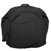 Balenciaga Tag Logo Dress Shirt Black - Pre-Owned Size L