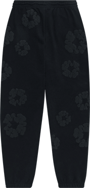 Denim Tears The Cotton Wreath Sweatpants Black Monochrome