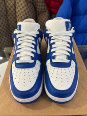 Louis Vuitton Nike Air Force 1 Low By Virgil Abloh White Royal - Pre-Owned Size 8.5
