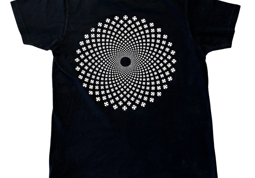 Chrome Hearts Hypnosis Illusion Whirlpool T-Shirt Black (Preowned)